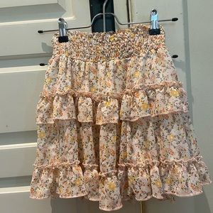 Alterd state smocked skirt